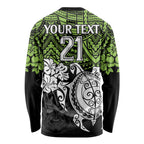 custom-raiders-rugby-long-sleeve-shirt-canberra-hibiscus-and-turtle-with-polynesian-pattern