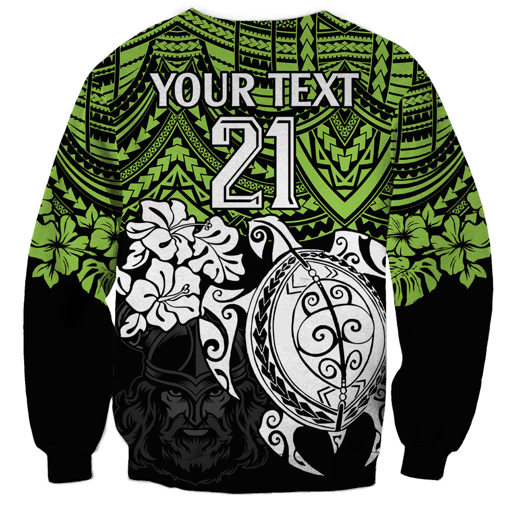custom-raiders-rugby-sweatshirt-canberra-hibiscus-and-turtle-with-polynesian-pattern