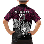 custom-sea-eagles-rugby-family-matching-mermaid-dress-and-hawaiian-shirt-silvertails-hibiscus-and-turtle-with-polynesian-pattern