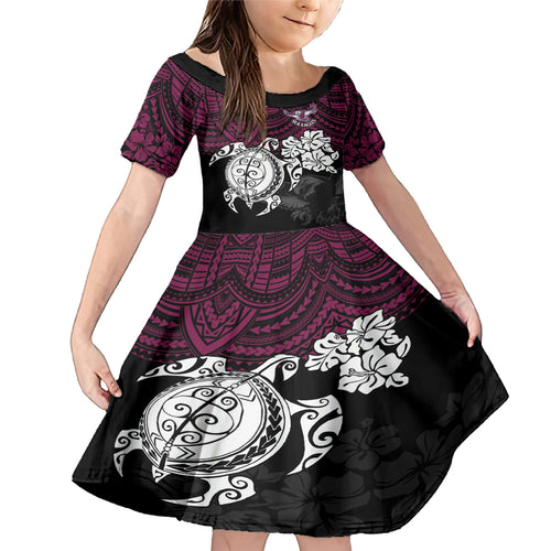 custom-sea-eagles-rugby-family-matching-mermaid-dress-and-hawaiian-shirt-silvertails-hibiscus-and-turtle-with-polynesian-pattern