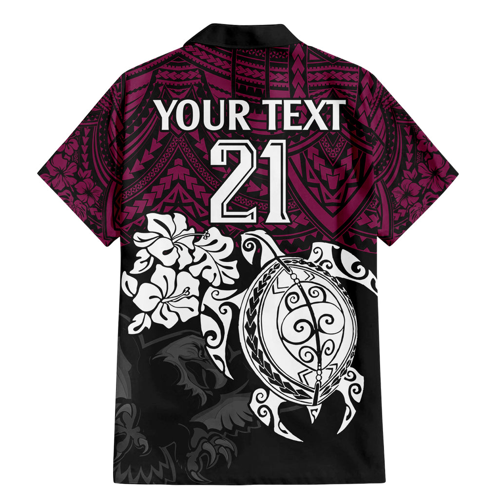 custom-sea-eagles-rugby-family-matching-mermaid-dress-and-hawaiian-shirt-silvertails-hibiscus-and-turtle-with-polynesian-pattern