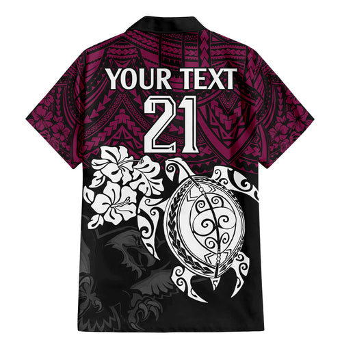 custom-sea-eagles-rugby-family-matching-mermaid-dress-and-hawaiian-shirt-silvertails-hibiscus-and-turtle-with-polynesian-pattern