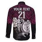 custom-sea-eagles-rugby-family-matching-short-sleeve-bodycon-dress-and-hawaiian-shirt-silvertails-hibiscus-and-turtle-with-polynesian-pattern