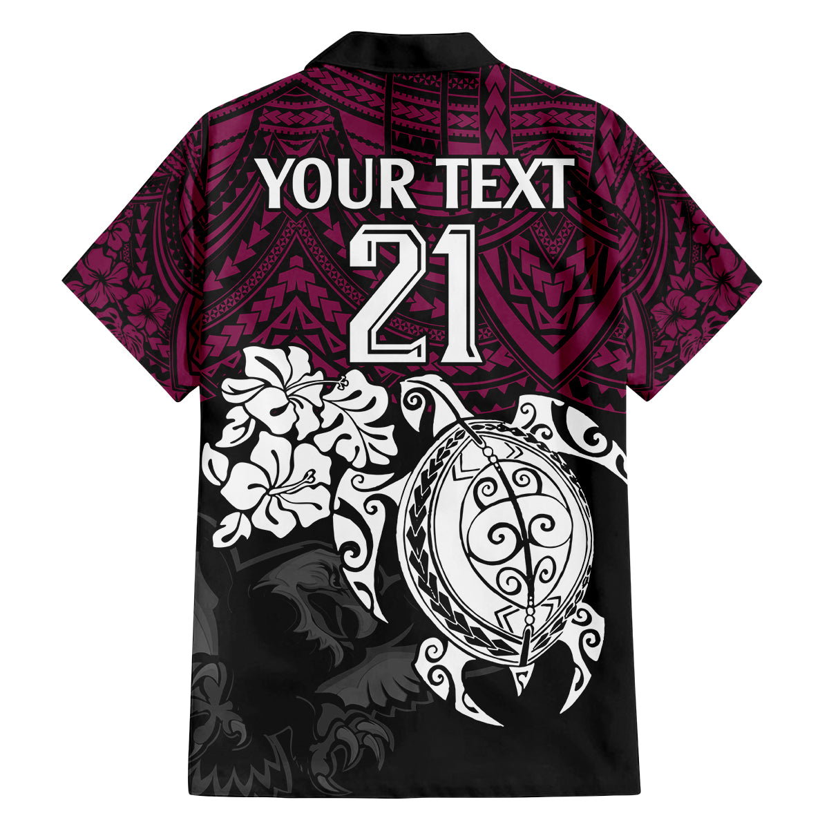 custom-sea-eagles-rugby-family-matching-tank-maxi-dress-and-hawaiian-shirt-silvertails-hibiscus-and-turtle-with-polynesian-pattern