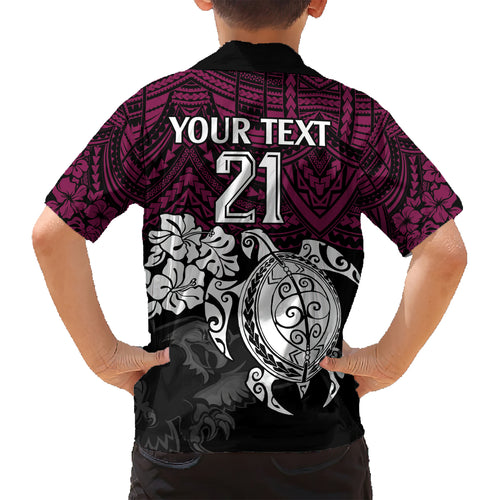 custom-sea-eagles-rugby-hawaiian-shirt-silvertails-hibiscus-and-turtle-with-polynesian-pattern