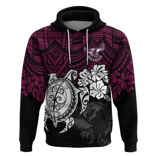 custom-sea-eagles-rugby-hoodie-silvertails-hibiscus-and-turtle-with-polynesian-pattern