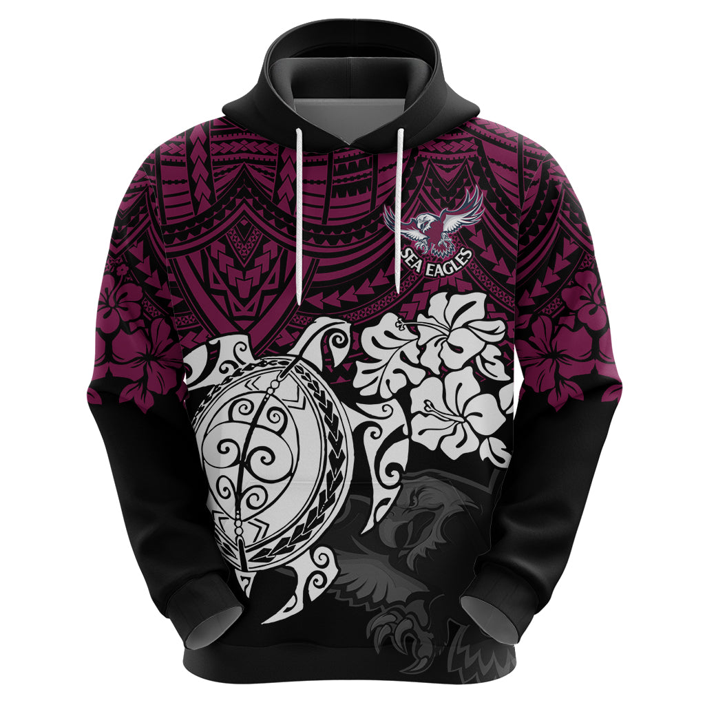 custom-sea-eagles-rugby-hoodie-silvertails-hibiscus-and-turtle-with-polynesian-pattern
