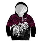custom-sea-eagles-rugby-kid-hoodie-silvertails-hibiscus-and-turtle-with-polynesian-pattern