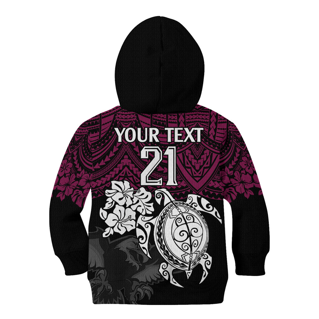 custom-sea-eagles-rugby-kid-hoodie-silvertails-hibiscus-and-turtle-with-polynesian-pattern
