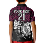 custom-sea-eagles-rugby-kid-polo-shirt-silvertails-hibiscus-and-turtle-with-polynesian-pattern
