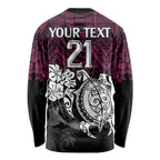 custom-sea-eagles-rugby-long-sleeve-shirt-silvertails-hibiscus-and-turtle-with-polynesian-pattern