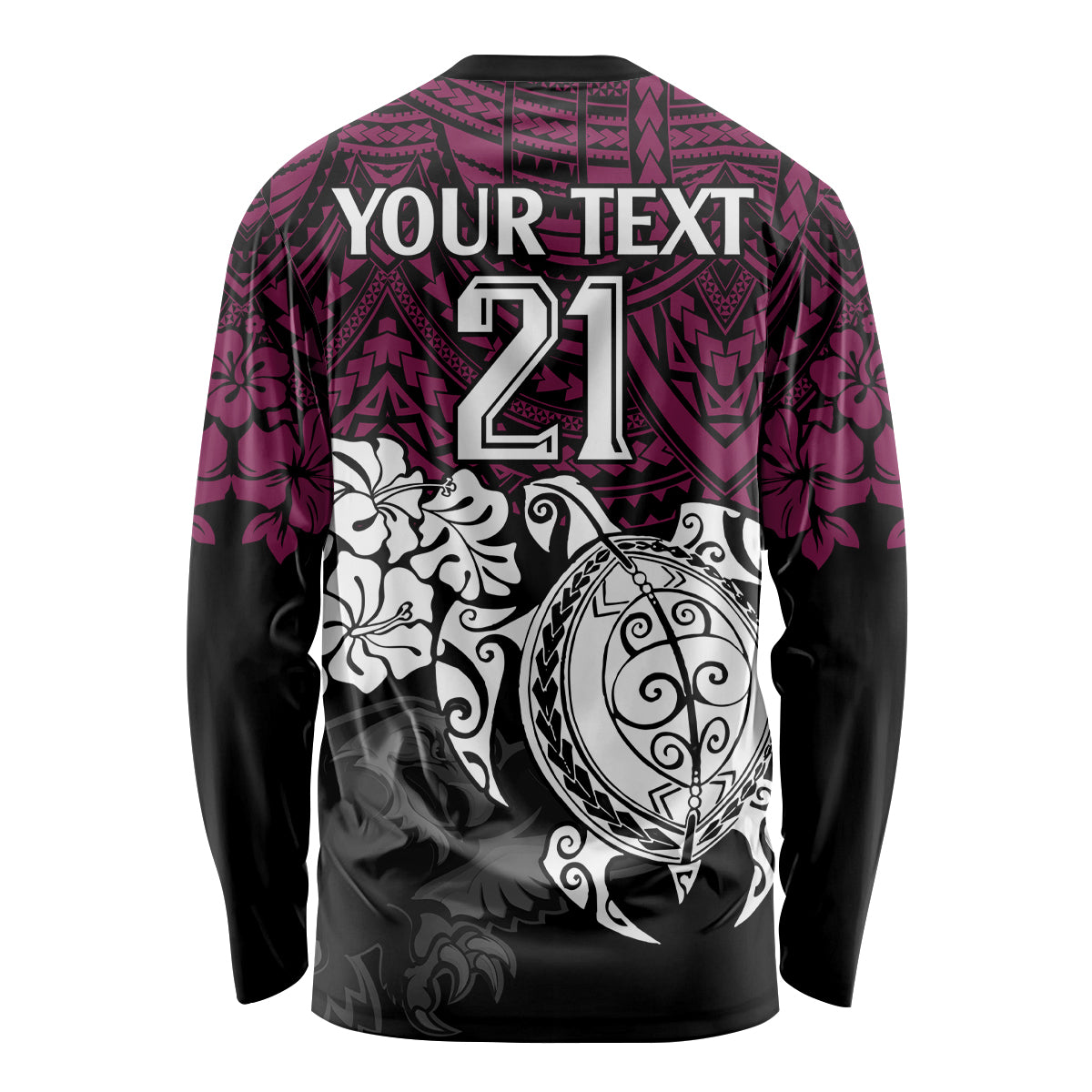 custom-sea-eagles-rugby-long-sleeve-shirt-silvertails-hibiscus-and-turtle-with-polynesian-pattern