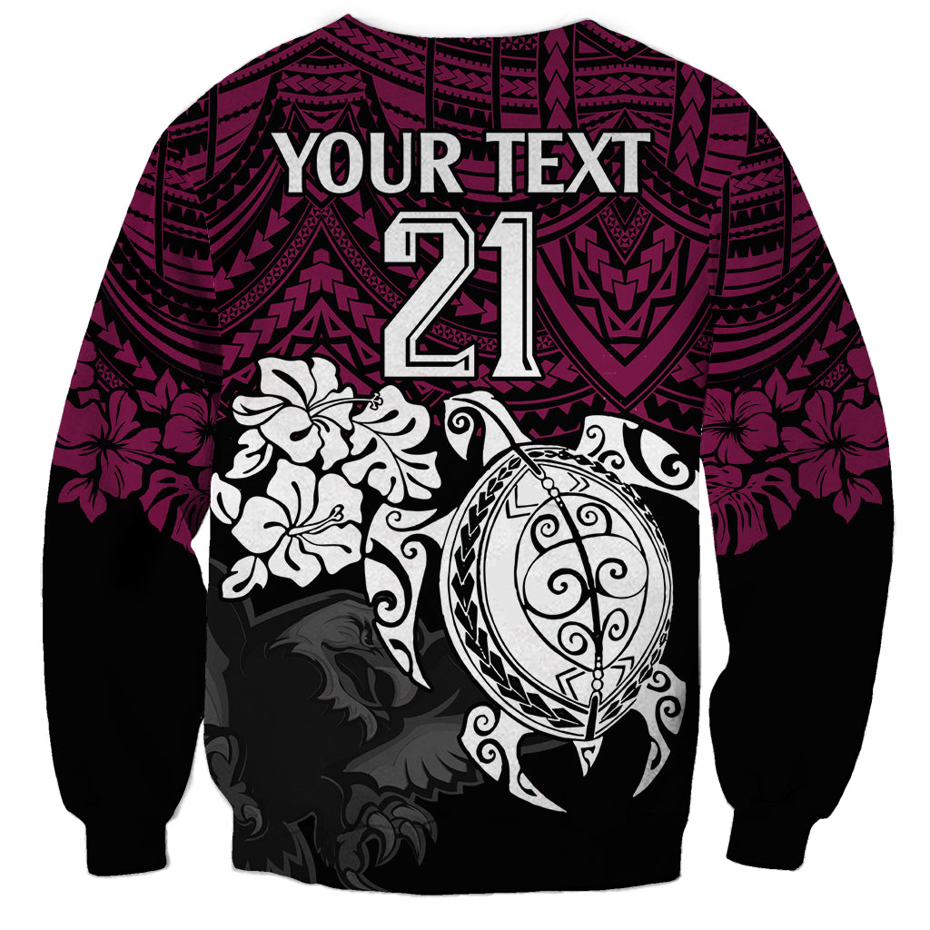 custom-sea-eagles-rugby-sweatshirt-silvertails-hibiscus-and-turtle-with-polynesian-pattern