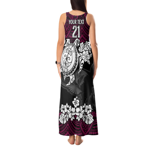 custom-sea-eagles-rugby-tank-maxi-dress-silvertails-hibiscus-and-turtle-with-polynesian-pattern
