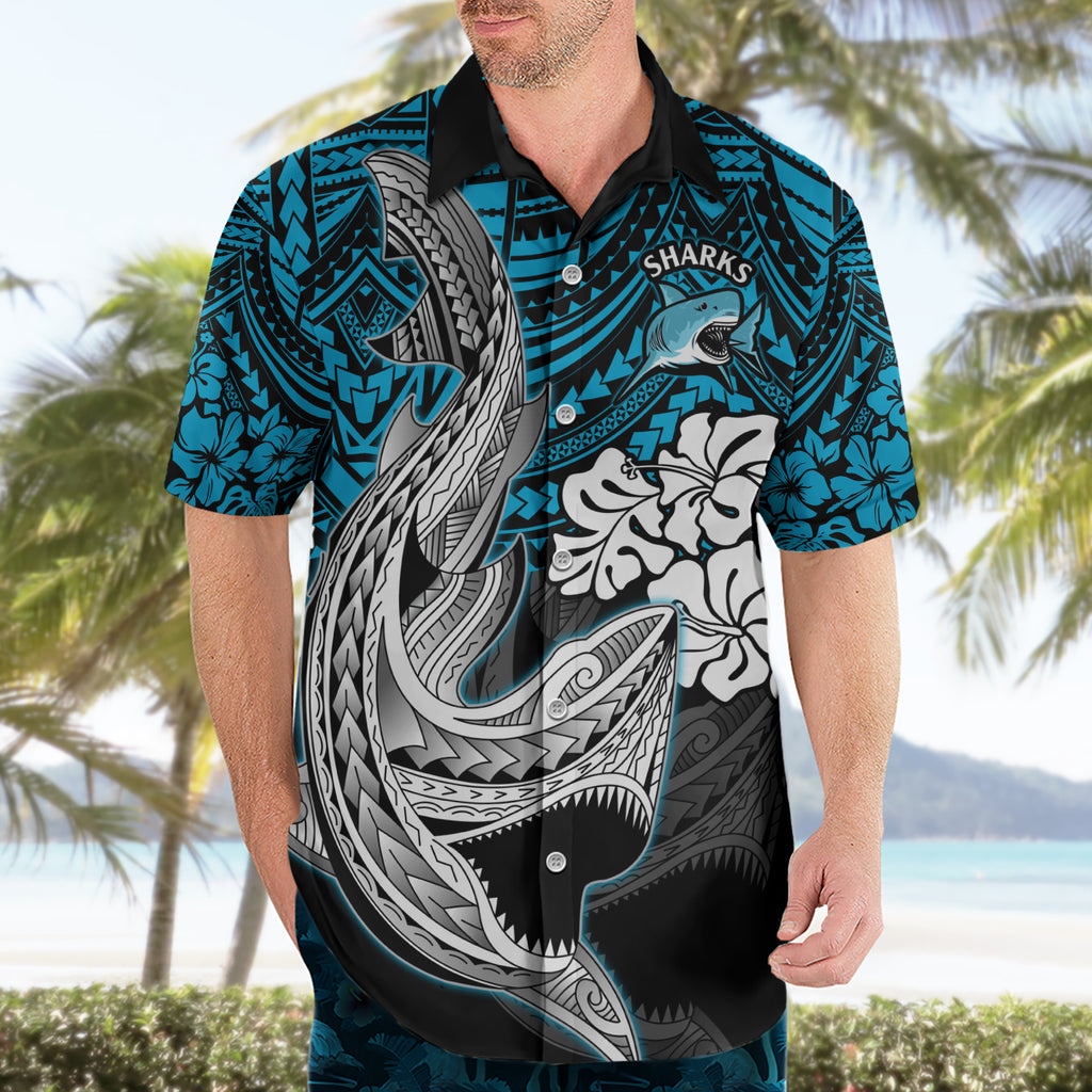 custom-sharks-rugby-hawaiian-shirt-hibiscus-and-sharkies-tattoo-with-polynesian-pattern
