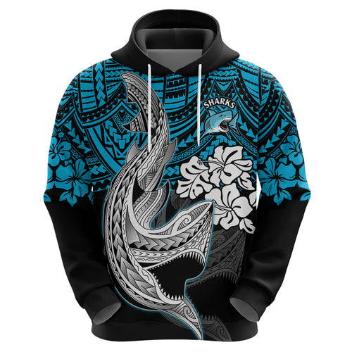 custom-sharks-rugby-hoodie-hibiscus-and-sharkies-tattoo-with-polynesian-pattern