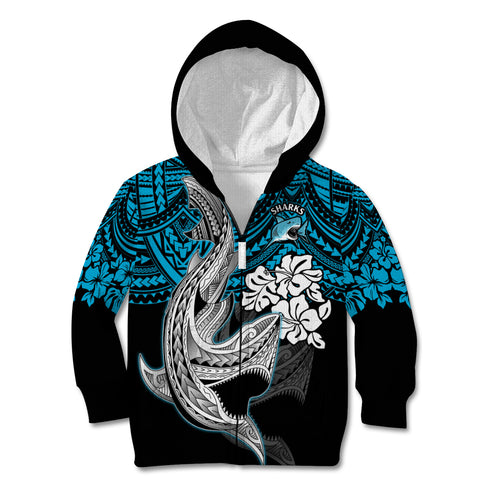 custom-sharks-rugby-kid-hoodie-hibiscus-and-sharkies-tattoo-with-polynesian-pattern