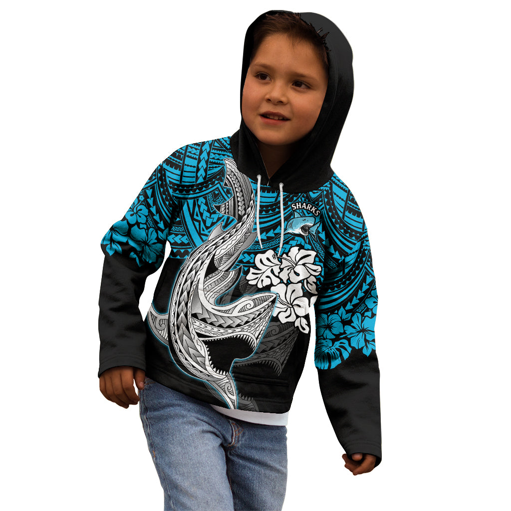 custom-sharks-rugby-kid-hoodie-hibiscus-and-sharkies-tattoo-with-polynesian-pattern