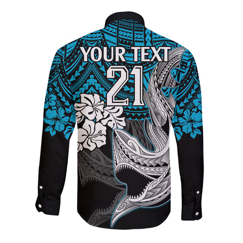 custom-sharks-rugby-long-sleeve-button-shirt-hibiscus-and-sharkies-tattoo-with-polynesian-pattern