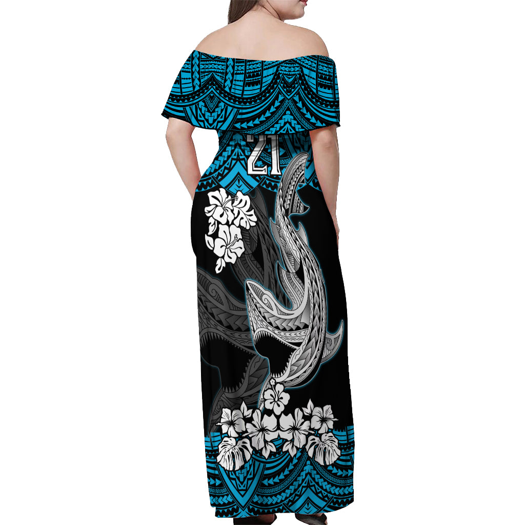 custom-sharks-rugby-off-shoulder-maxi-dress-hibiscus-and-sharkies-tattoo-with-polynesian-pattern