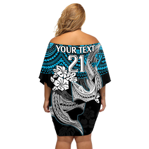 custom-sharks-rugby-off-shoulder-short-dress-hibiscus-and-sharkies-tattoo-with-polynesian-pattern