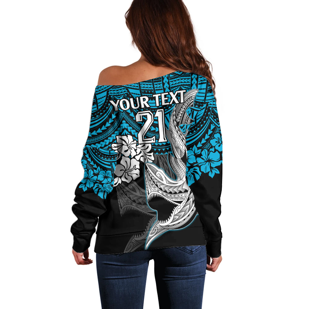 custom-sharks-rugby-off-shoulder-sweater-hibiscus-and-sharkies-tattoo-with-polynesian-pattern