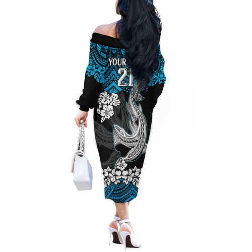 custom-sharks-rugby-off-the-shoulder-long-sleeve-dress-hibiscus-and-sharkies-tattoo-with-polynesian-pattern