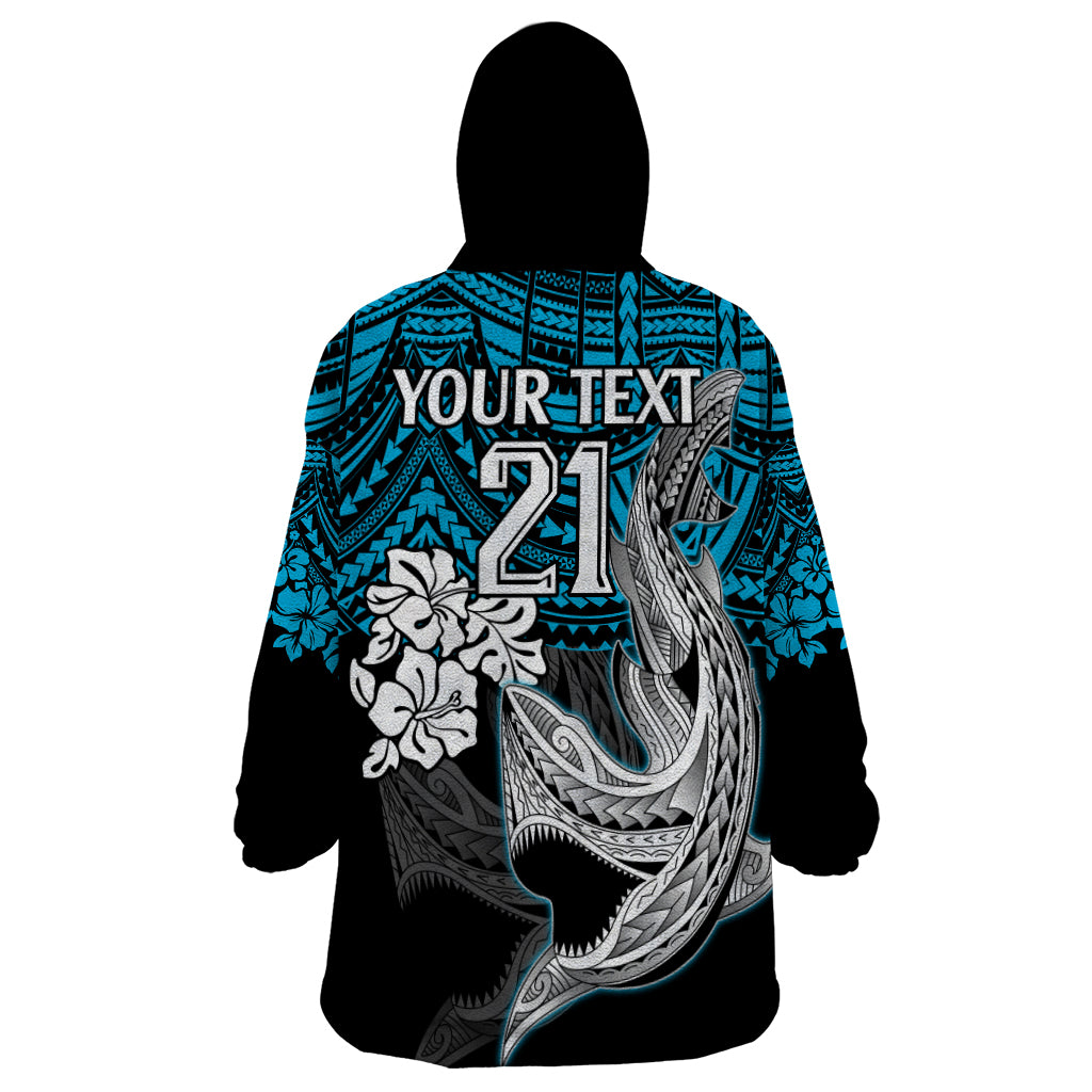 custom-sharks-rugby-wearable-blanket-hoodie-hibiscus-and-sharkies-tattoo-with-polynesian-pattern