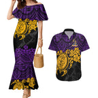 custom-storm-rugby-couples-matching-mermaid-dress-and-hawaiian-shirt-melbourne-hibiscus-and-turtle-with-polynesian-pattern
