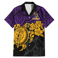 custom-storm-rugby-family-matching-mermaid-dress-and-hawaiian-shirt-melbourne-hibiscus-and-turtle-with-polynesian-pattern