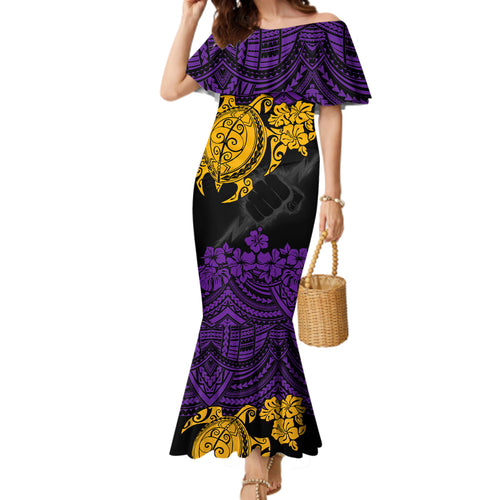 custom-storm-rugby-family-matching-mermaid-dress-and-hawaiian-shirt-melbourne-hibiscus-and-turtle-with-polynesian-pattern