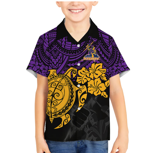 custom-storm-rugby-family-matching-mermaid-dress-and-hawaiian-shirt-melbourne-hibiscus-and-turtle-with-polynesian-pattern