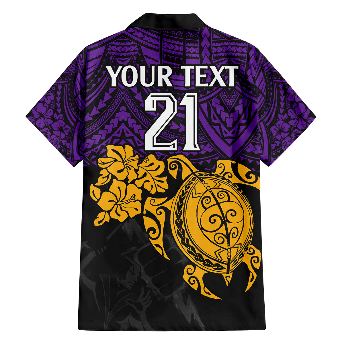 custom-storm-rugby-family-matching-off-shoulder-long-sleeve-dress-and-hawaiian-shirt-melbourne-hibiscus-and-turtle-with-polynesian-pattern