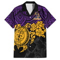 custom-storm-rugby-family-matching-puletasi-dress-and-hawaiian-shirt-melbourne-hibiscus-and-turtle-with-polynesian-pattern