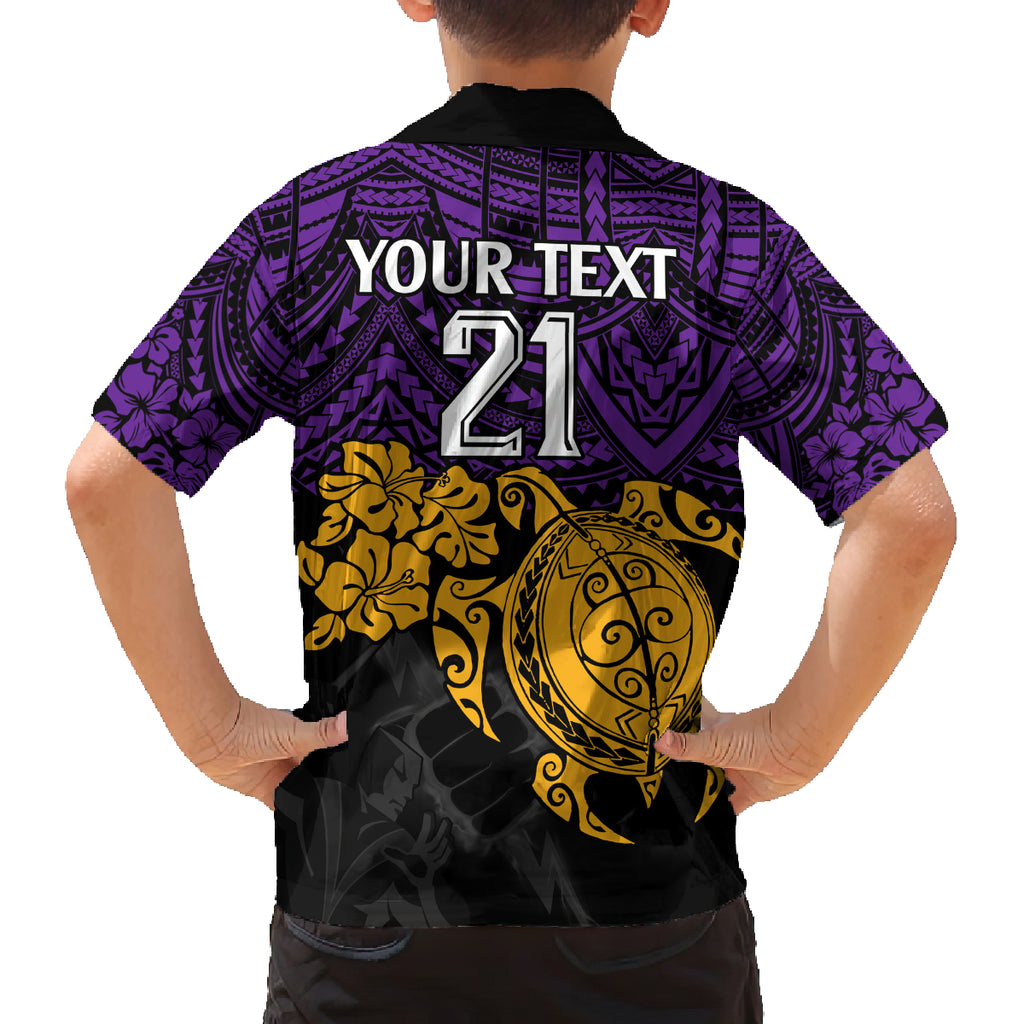 custom-storm-rugby-family-matching-summer-maxi-dress-and-hawaiian-shirt-melbourne-hibiscus-and-turtle-with-polynesian-pattern