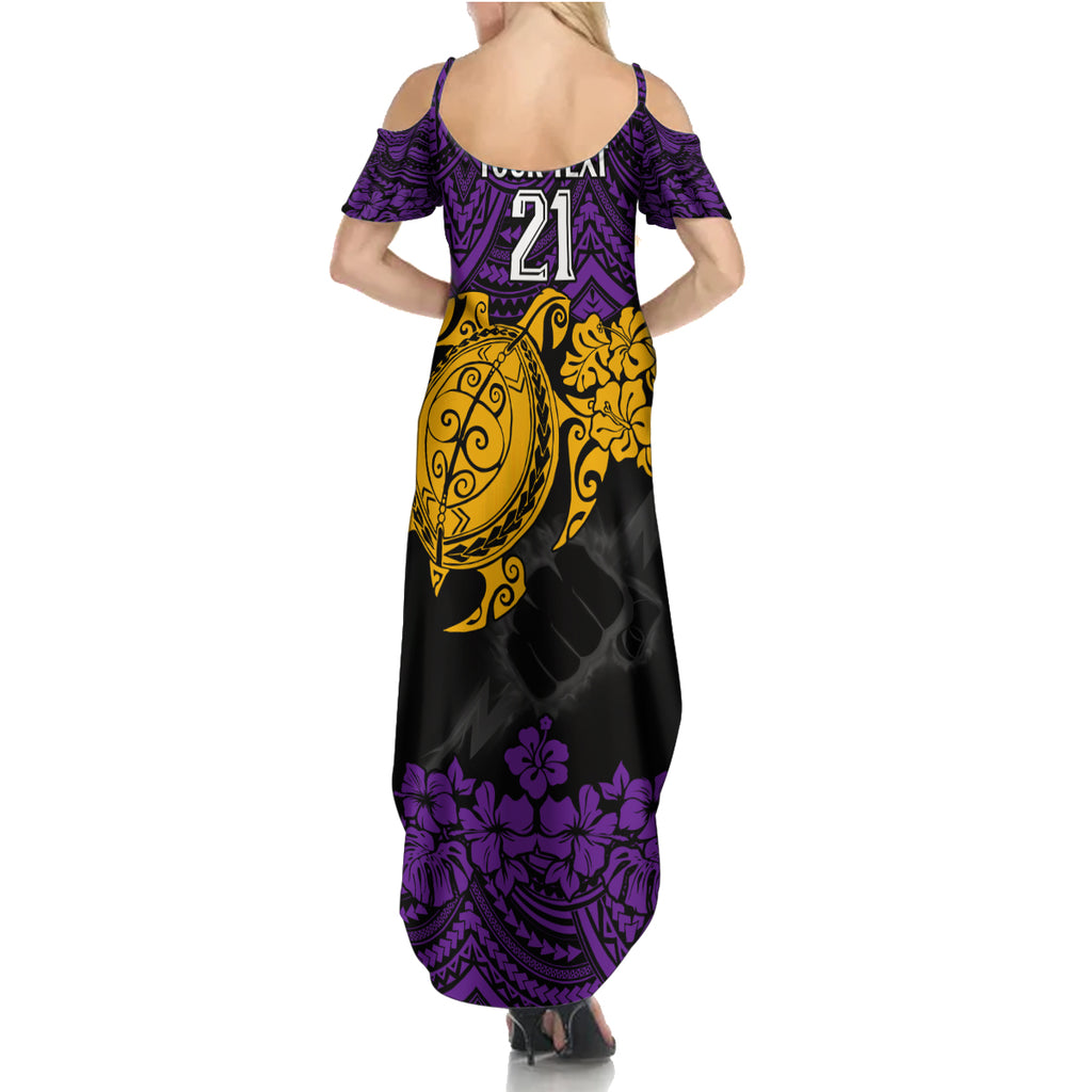 custom-storm-rugby-family-matching-summer-maxi-dress-and-hawaiian-shirt-melbourne-hibiscus-and-turtle-with-polynesian-pattern