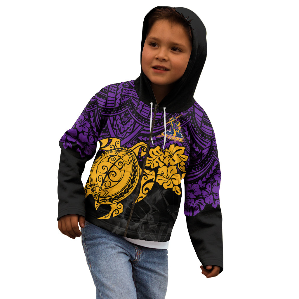 custom-storm-rugby-kid-hoodie-melbourne-hibiscus-and-turtle-with-polynesian-pattern
