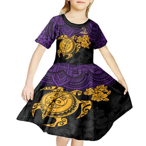 custom-storm-rugby-kid-short-sleeve-dress-melbourne-hibiscus-and-turtle-with-polynesian-pattern