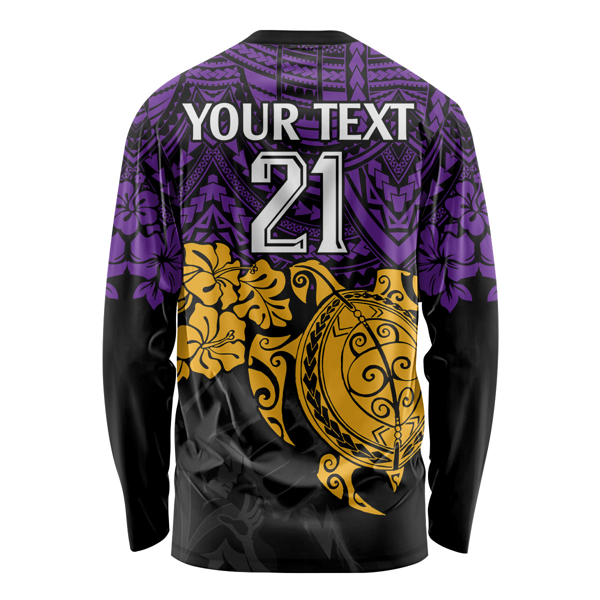 custom-storm-rugby-long-sleeve-shirt-melbourne-hibiscus-and-turtle-with-polynesian-pattern