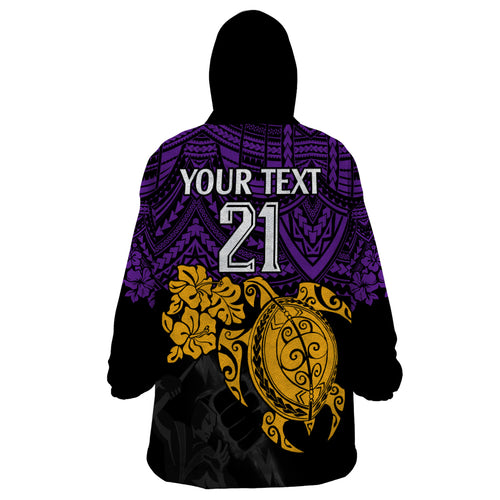 custom-storm-rugby-wearable-blanket-hoodie-melbourne-hibiscus-and-turtle-with-polynesian-pattern