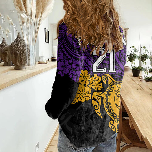 custom-storm-rugby-women-casual-shirt-melbourne-hibiscus-and-turtle-with-polynesian-pattern