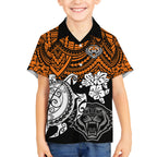 custom-wests-tigers-rugby-hawaiian-shirt-hibiscus-and-turtle-with-polynesian-pattern