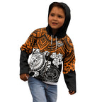 custom-wests-tigers-rugby-kid-hoodie-hibiscus-and-turtle-with-polynesian-pattern