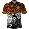 custom-wests-tigers-rugby-polo-shirt-hibiscus-and-turtle-with-polynesian-pattern