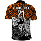 custom-wests-tigers-rugby-polo-shirt-hibiscus-and-turtle-with-polynesian-pattern