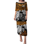 custom-wests-tigers-rugby-puletasi-hibiscus-and-turtle-with-polynesian-pattern