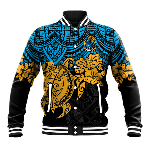 custom-titans-rugby-baseball-jacket-gld-hibiscus-and-turtle-with-polynesian-pattern