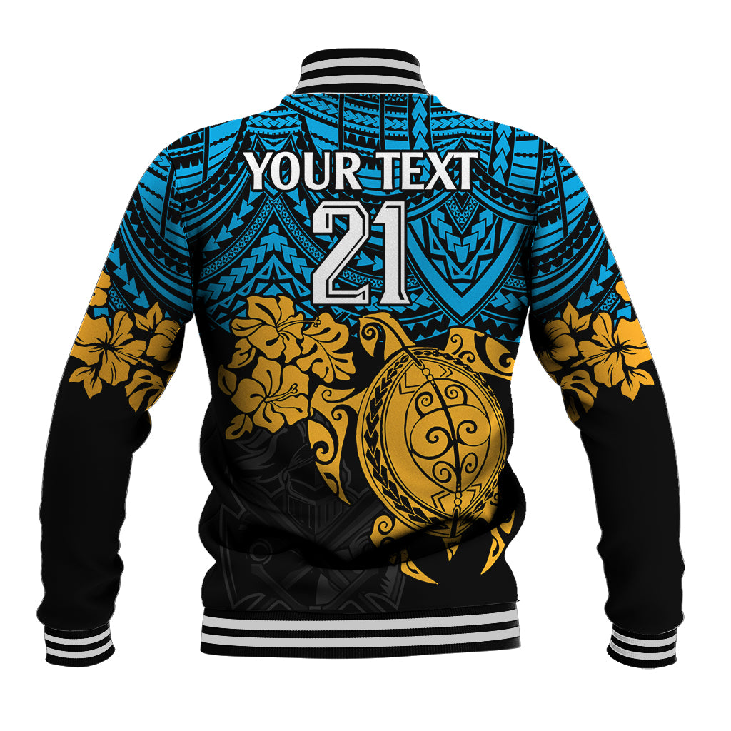custom-titans-rugby-baseball-jacket-gld-hibiscus-and-turtle-with-polynesian-pattern