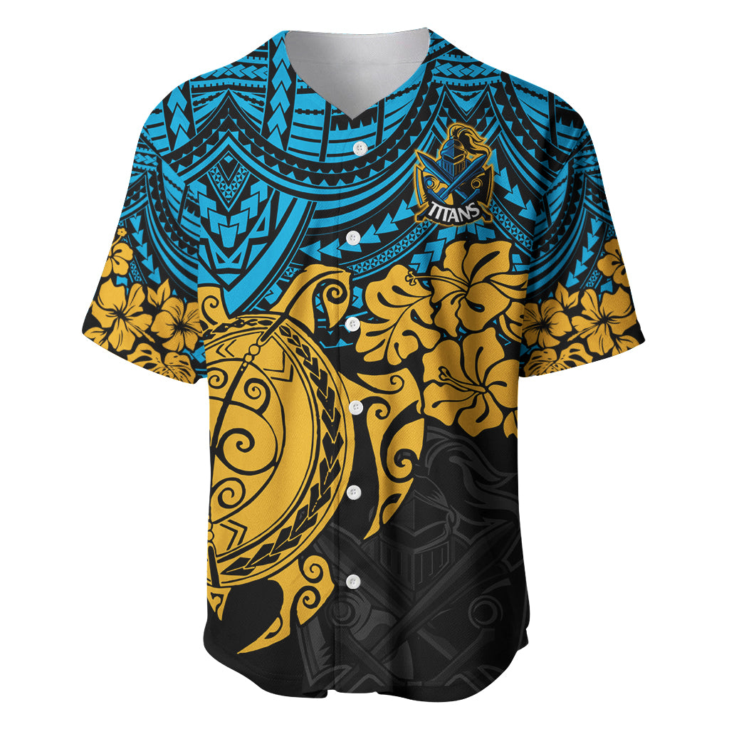 custom-titans-rugby-baseball-jersey-gld-hibiscus-and-turtle-with-polynesian-pattern