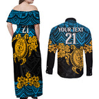 custom-titans-rugby-couples-matching-off-shoulder-maxi-dress-and-long-sleeve-button-shirt-gld-hibiscus-and-turtle-with-polynesian-pattern